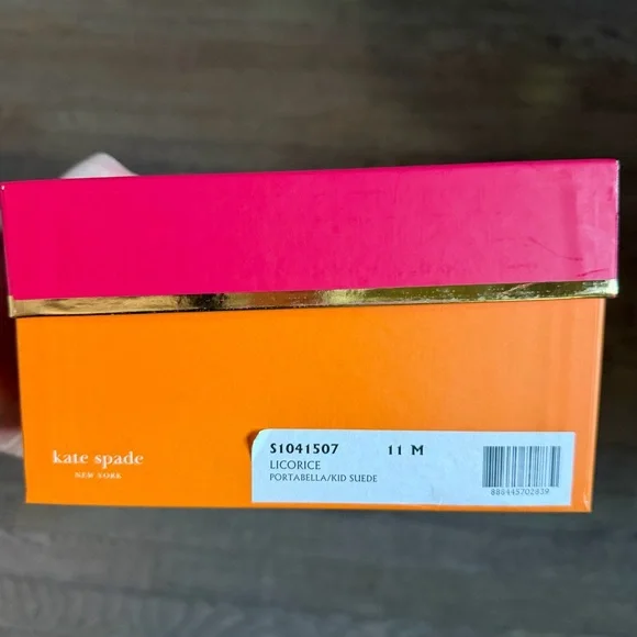 Kate Spade Licorice Gray Suede Heels - Picture 8 of 8